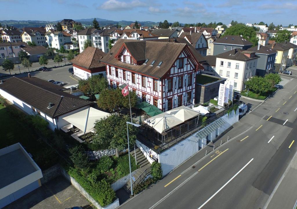 Hotel Brauerei Frohsinn Arbon Exterior photo